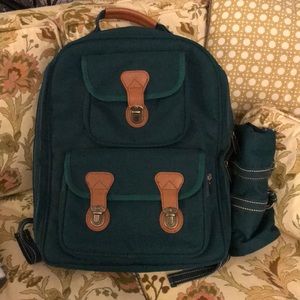 Brookstone Picnic Green Backpack